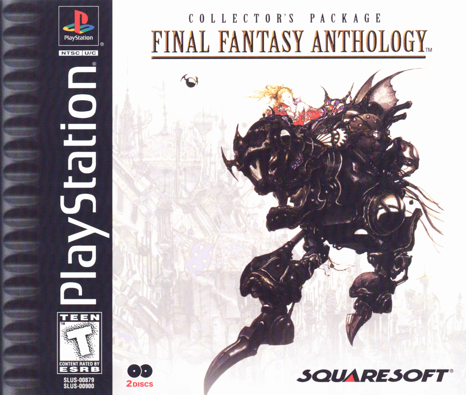 Final Fantasy Anthology box art for Playstation